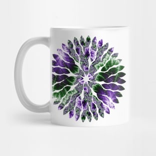 Cosmic Leaves Fractal  Art Mug